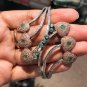 Round Cut Emerald Gemstone Vintage Style Bracelet 925 Silver Unique Bracelet