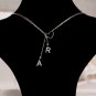 925 Sterling Silver Initial Heart Necklace Anniversary Gift Necklace For Women