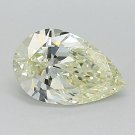 Brilliant Pear Cut Light Yellow Color VVS2 Diamond Loose Diamond For Jewelry