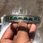 Princess Cut Emerald Gemstone Bracelet 925 Sterling Silver Wedding Gift Bracelet