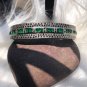 Princess Cut Emerald Gemstone Bracelet 925 Sterling Silver Wedding Gift Bracelet