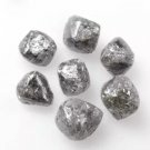 9.20Ct Natural Raw Diamond Silver Black Diamond Raw Loose Diamond For Jewellery