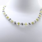 Natural Rough Diamond Bead Necklace Sterling Silver Clasp Necklace Gift For Her