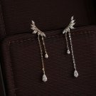 Solid Mix Cut Simulated Pair Earring Tear Drop Stud Earring Wedding Gift For Her