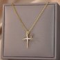Round Cut Simulated Diamond Nacklace Religious Anniversary Gift Necklace For Her