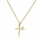 Round Cut Simulated Diamond Nacklace Religious Anniversary Gift Necklace For Her