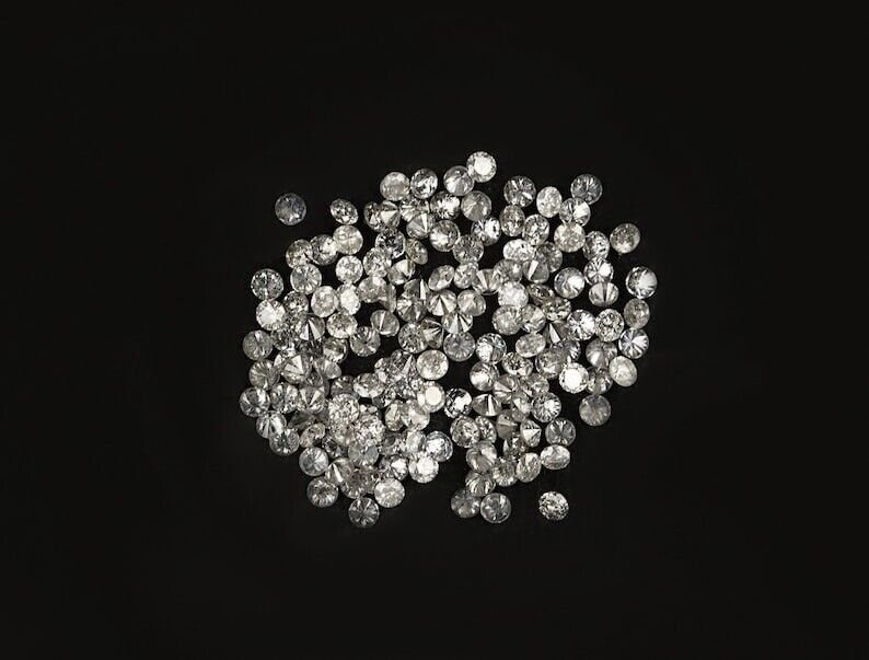 1.50Ct Natural Round Cut Diamond Loose Diamond For Jewellery Making Supplies