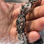Art Deco Emerald Gemstone Bracelet Unique 925 Sterling Silver Promise Gift