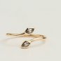 0.14ct Two Stone Pear Cut Natural Diamond Ring Anniversary Ring Gift For Women