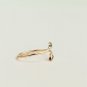 0.14ct Two Stone Pear Cut Natural Diamond Ring Anniversary Ring Gift For Women