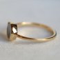 0.32Ct Natural Salt & Pepper Diamond Ring 14K Gold Engagement Ring Gift For Her