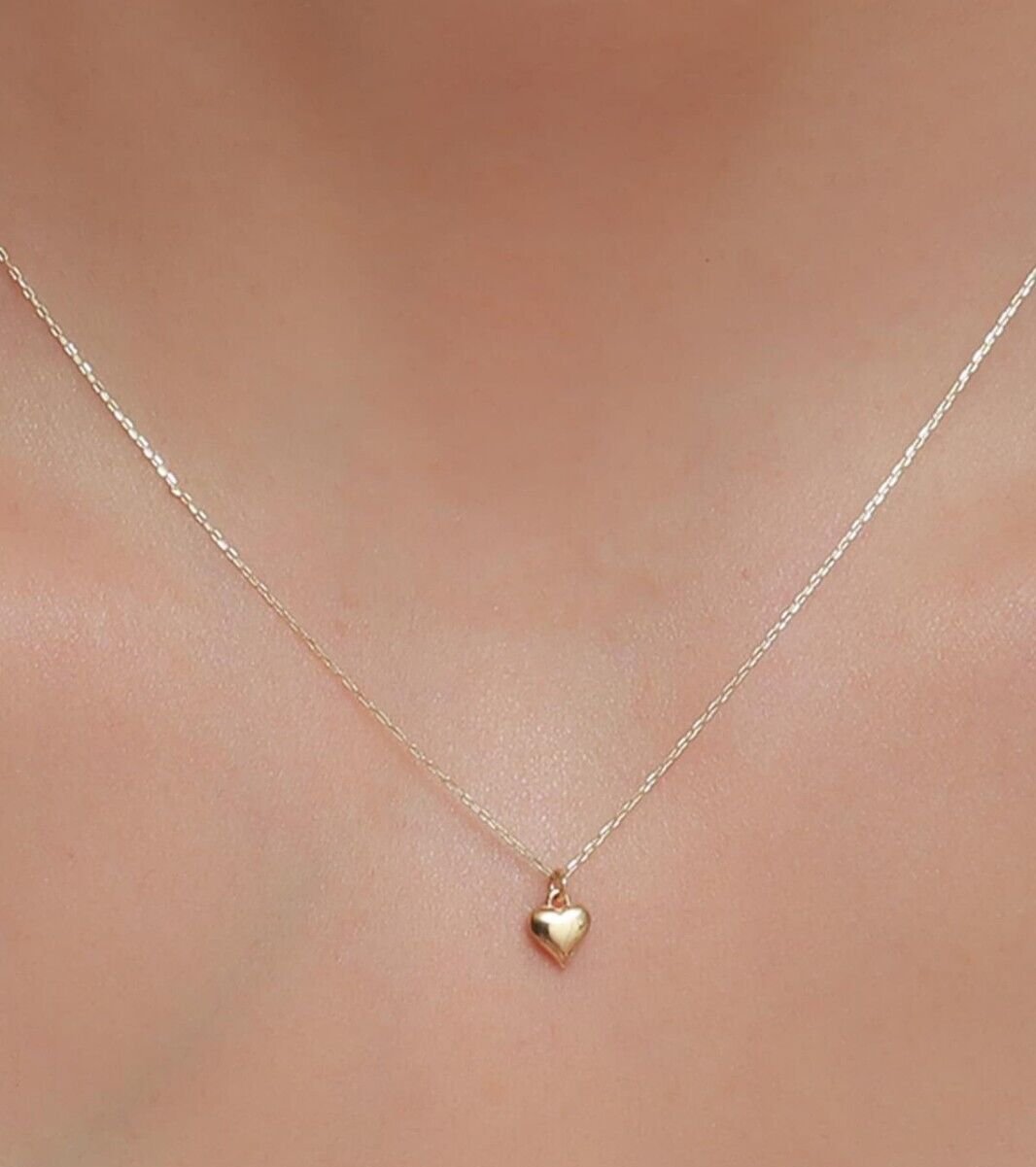 Heart Shape Pendent Necklace Sterling Silver Anniversary Gift Necklace For Her