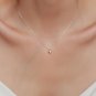 Heart Shape Pendent Necklace Sterling Silver Anniversary Gift Necklace For Her