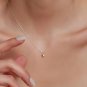 Heart Shape Pendent Necklace Sterling Silver Anniversary Gift Necklace For Her