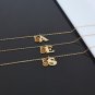 Custom Initial Letter Necklace With Butterfly Personalized Jewelry Gift For Her