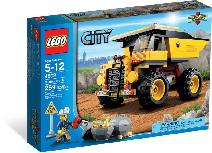 Lego City Mining Truck 4202 (2012)  New Factory Sealed Set! Iron Range MN Miners