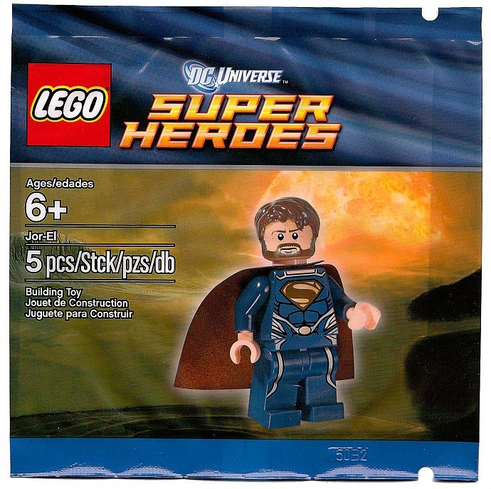 Lego Super Heroes Jor-El 5001623 (2013) New Factory Sealed Set!