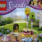 Lego Friends Andrea's Birthday Party 30107 (2013) New Factory Sealed Set! Polybag