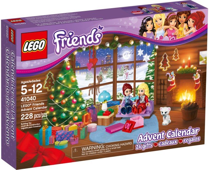 Lego Friends Holiday Advent Calendar 41040 (2014) New Factory Sealed Set!