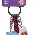 Lego Friends Dolphin Bag Charm Keychain 851324 (2014) New!
