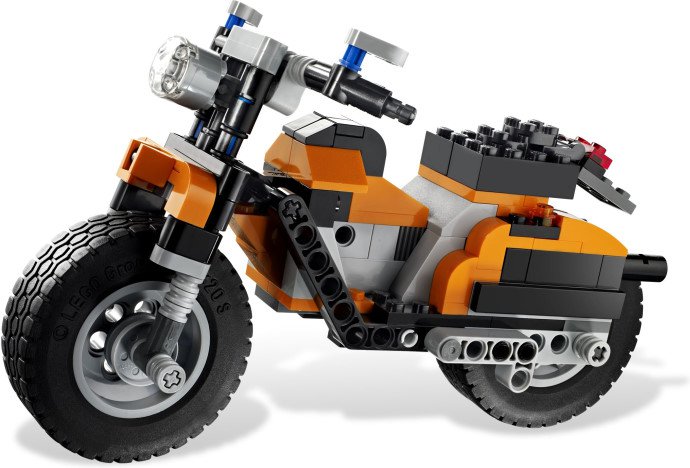 Lego Creator 3 in 1 Street Rebel Motorcycle 7291 (2012) Factory Sealed!