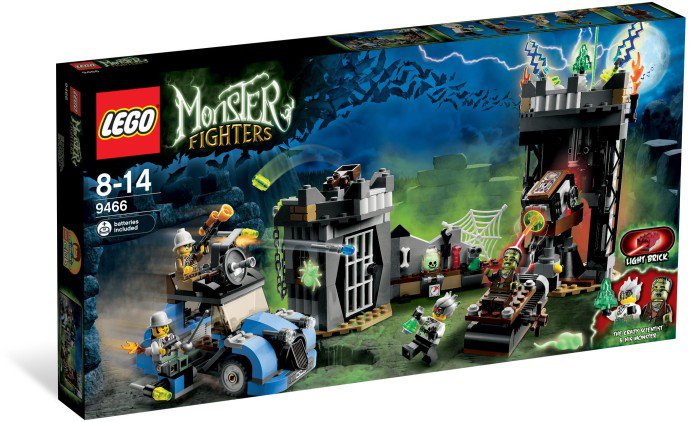 lego Monster Fighters The Crazy Scientist & His Monster 9466 (2012) New Factory Sealed Set!