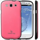 Samsung Galaxy S III 3 Caseology® Matte Hybrid Premium PU Leather Case Pink NEW Factory Sealed!