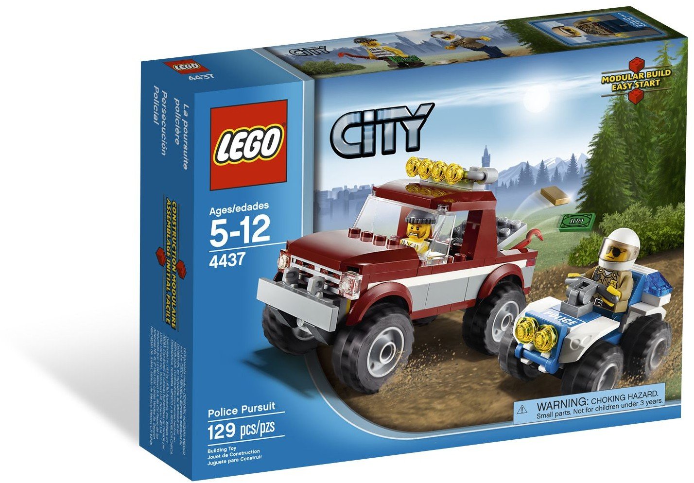 Lego City Police Pursuit 4437 (2012) New! Sealed Set!