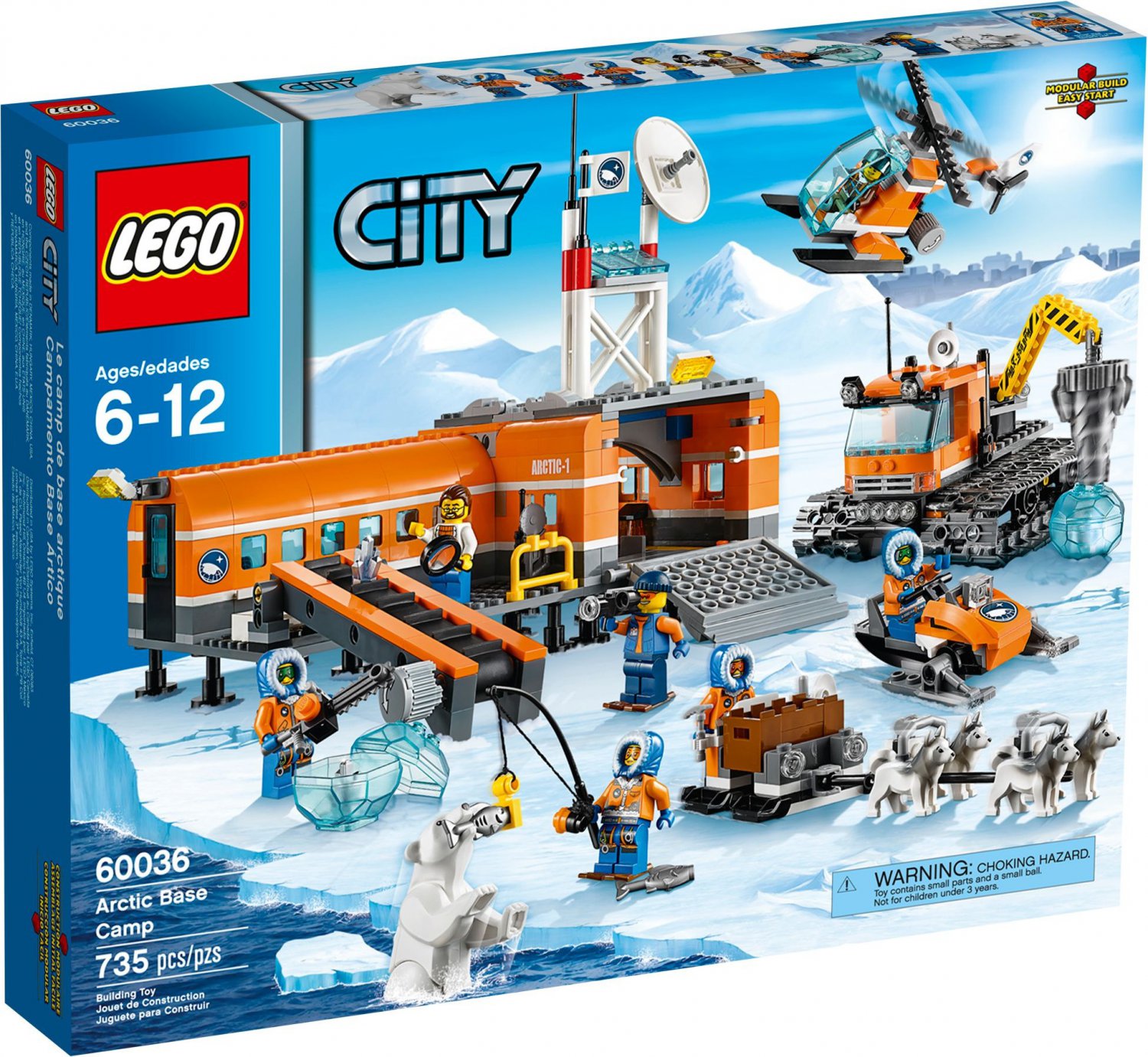 Lego City Arctic Base Camp 60036 (2014) New! Sealed set!