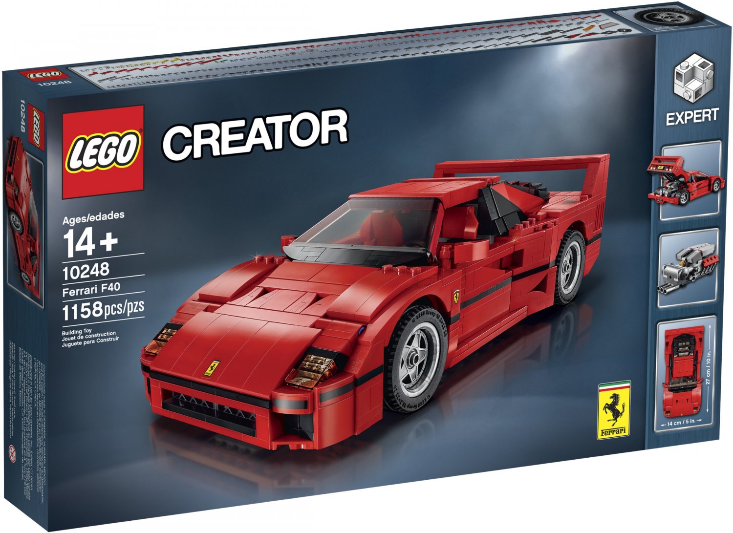 Lego Ferrari F40 10248 (2015) Creator Expert New Sealed Set!