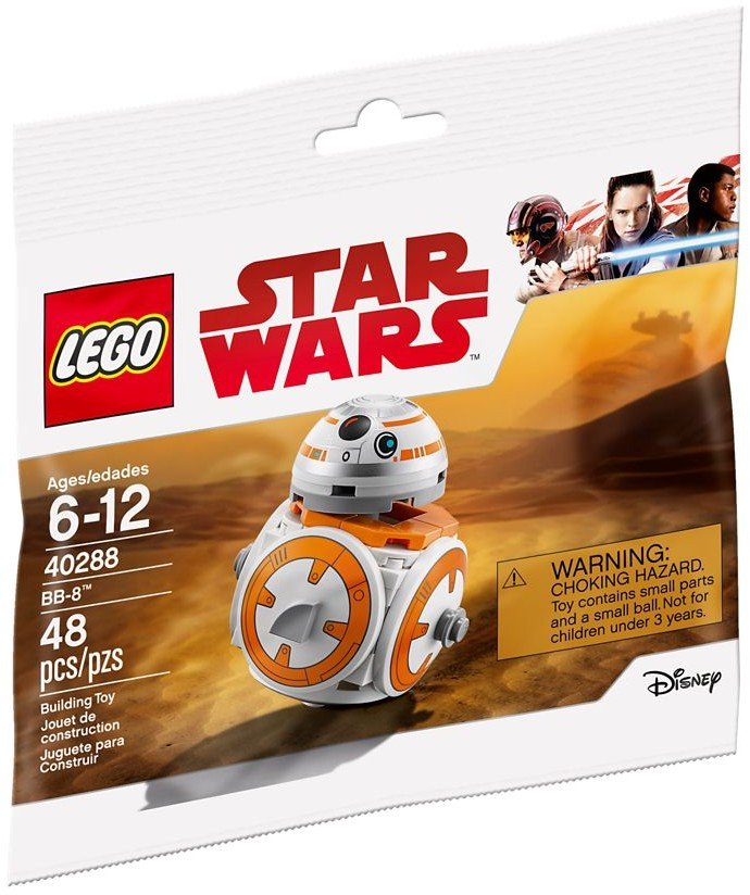 Lego Star Wars Lego Star Wars BB-8 40288 (2018) New! Sealed Polybag!
