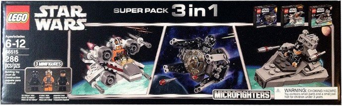 Lego 66515-1: Microfighter Super Pack 3 in 1 (2014) New! Sealed!