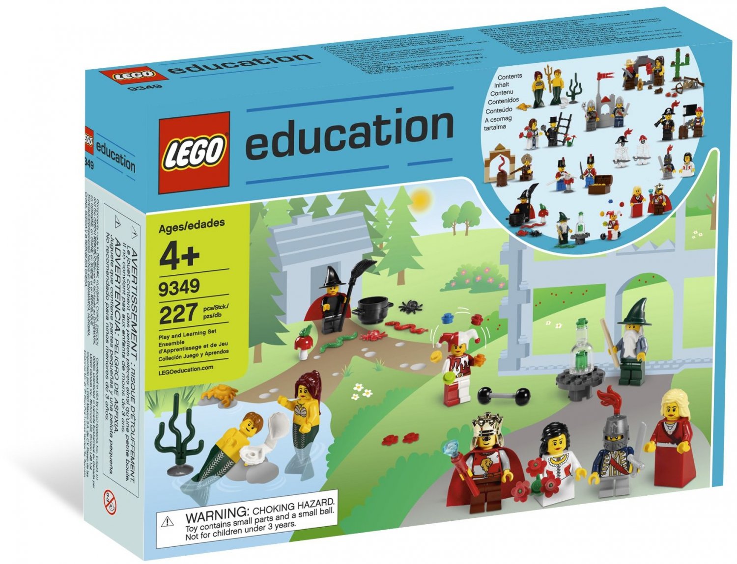 Lego Education Fairytale and Historic Minifigure Set 9349 (2011) New Factory Sealed Set!