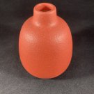 Vintage Edith Heath Bud Vase Textured Matte Red Sausalito, California EUC USA