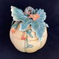 Fitz and Floyd Pumpkin Canister Lidded Candy Jar small Classics EUC Autumn Halloween