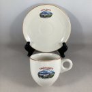 Vintage Shasta County California Souvenir Espresso Cup & Saucer USA EUC