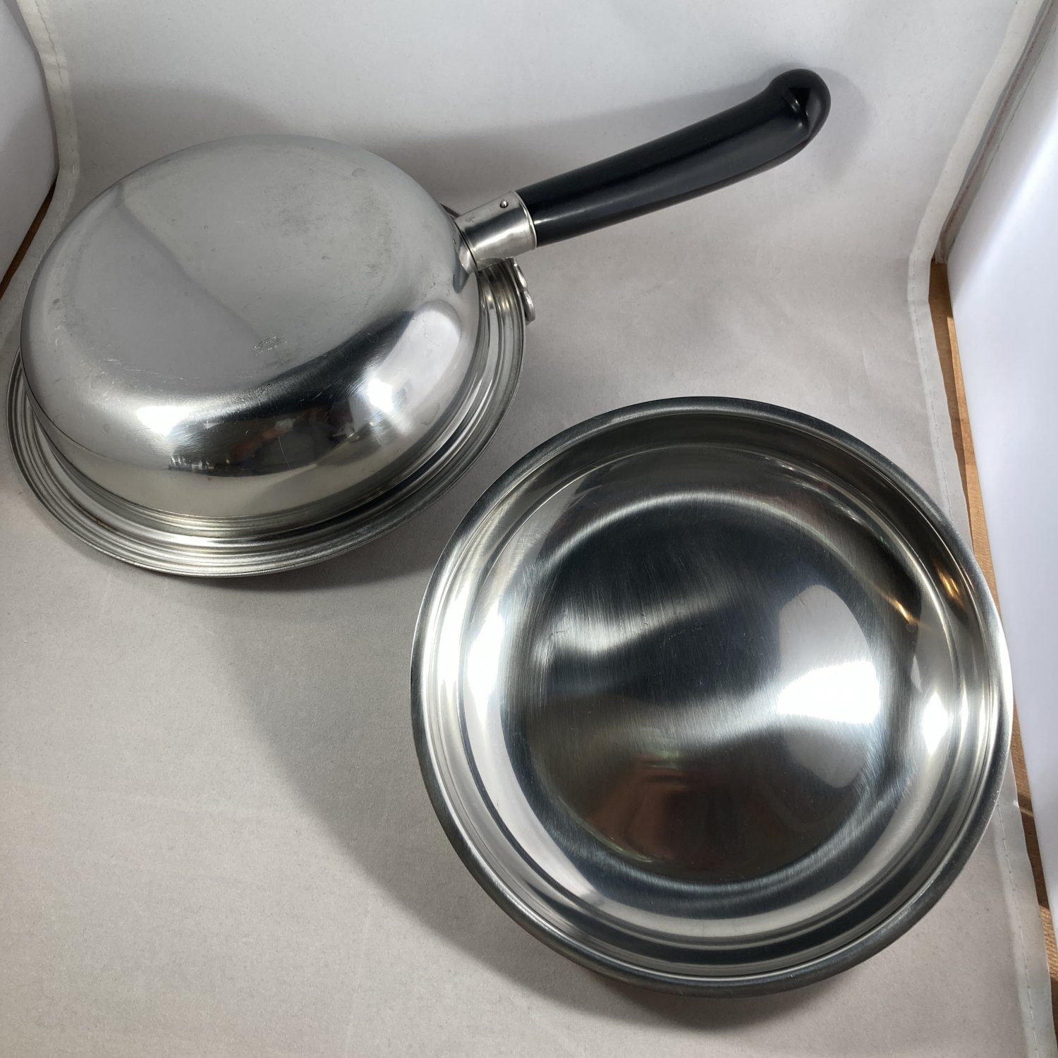 Vintage Gense Stainless Steel Butler Server Sweden MCM EUC