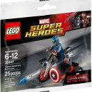 Lego Marvel Super heroes Captain America's Motorcycle 30447 (2016) New Factory Sealed Set!
