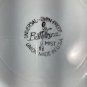Vintage Universal Potteries Ballerina Mist 7 3/4" Bowl Light Blue Platinum Trim VGUC USA MCM