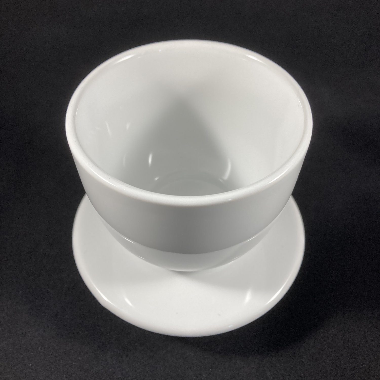 Le Creuset Butter Bell Crock White Ceramic EUC