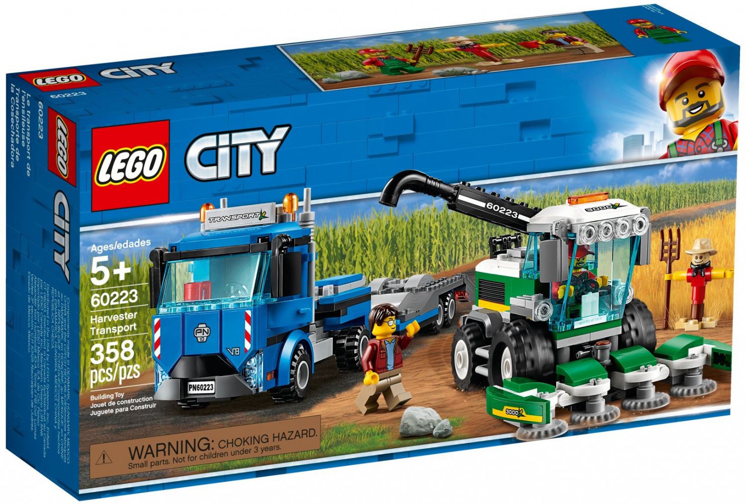 Lego City Harvester Transport 60223 (2019) New Sealed Set!
