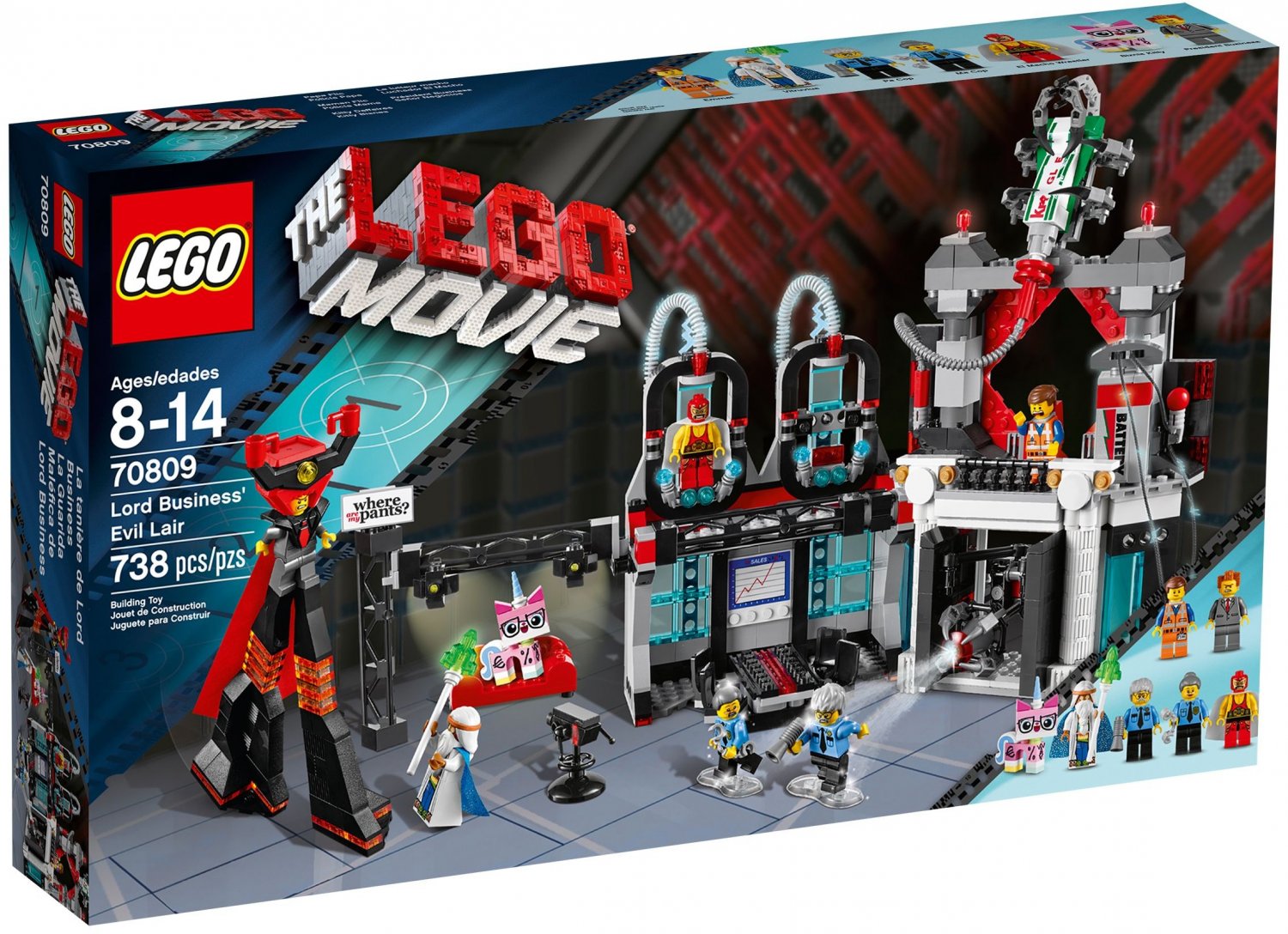 Lego Movie Lord Business' Evil Lair 70809 (2014) New Factory Sealed Set!