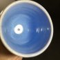 Hand Thrown Tea Mug in Blue Glaze 6 oz Signed Elise Dylan