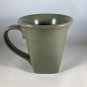 Ceramic Mug Olive Drab Green coffee tea 12 oz EUC USA