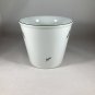 Viennese Rose Cache Pot 4.5" Pink Rose Bud with Green Trim Wiener Porzellan Austria