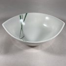 Villeroy & Boch 4" All Purpose Bowl in Palm Pattern Green Lines EUC France