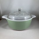 Corning Ware Versa Pot 1.25L with Original Lid Mint Green Visions EUC USA