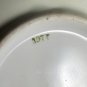 Green Leaf Dish Nappy Butterfly Ladybug Roses Gold Trim Hand Painted EUC USA 1977 Signed V. Otey
