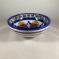 La Giara Sicilian Sole Bowl Small Flower Hand Painted Majolica Italy EUC