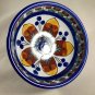 La Giara Sicilian Sole Bowl Small Flower Hand Painted Majolica Italy EUC